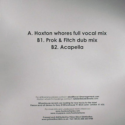 Hoxton Whores Vs Gavin Lampitt : Fusion (12")