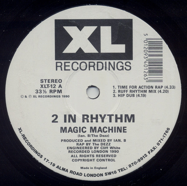 2 In Rhythm : Magic Machine (12")
