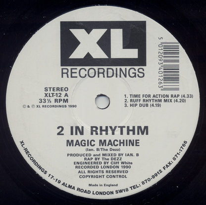 2 In Rhythm : Magic Machine (12")