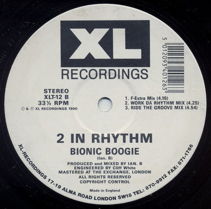2 In Rhythm : Magic Machine (12")