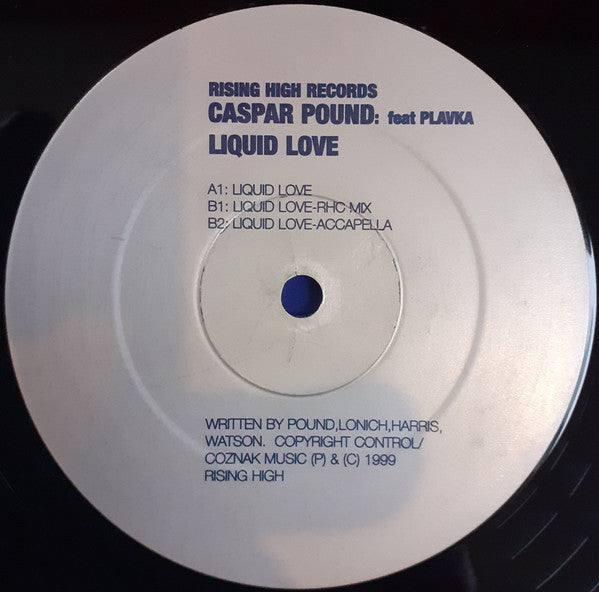 Caspar Pound Feat Plavka : Liquid Love (12")