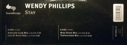 Wendy Phillips : Stay (12")
