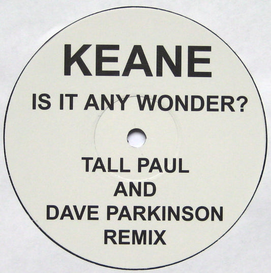 Keane : Is It Any Wonder? (12", Promo)