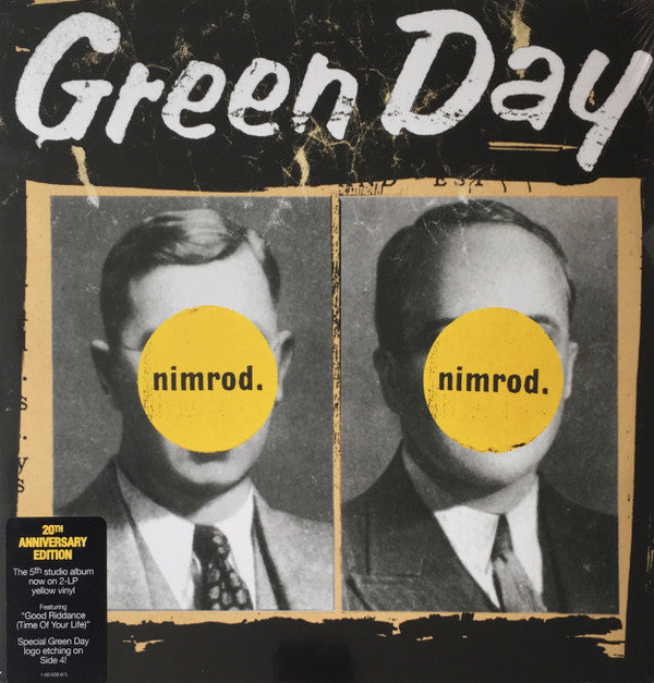Green Day : Nimrod. (LP, Album, Yel + LP, S/Sided, Album, Etch, Yel + R)