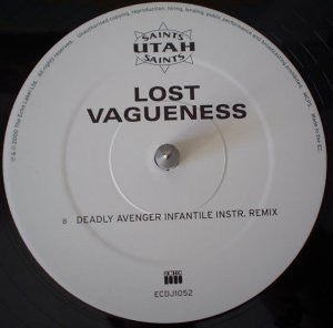 Utah Saints : Lost Vagueness (12", Promo)