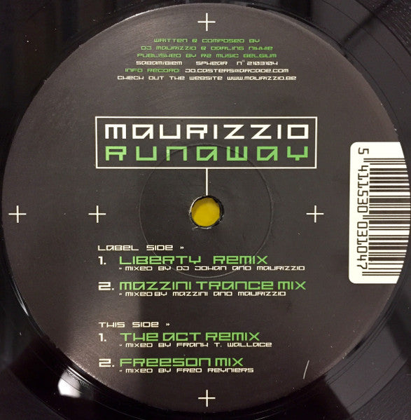 Maurizzio : Runaway (12")