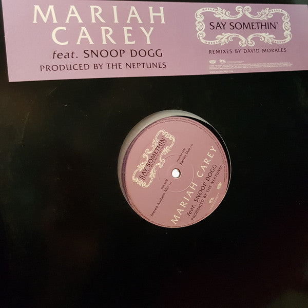 Mariah Carey Feat. Snoop Dogg : Say Somethin' (12", Promo)