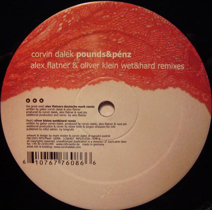 Corvin Dalek : Pounds & Pénz (12")