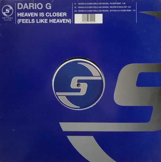Dario G : Heaven Is Closer (Feels Like Heaven) (12")