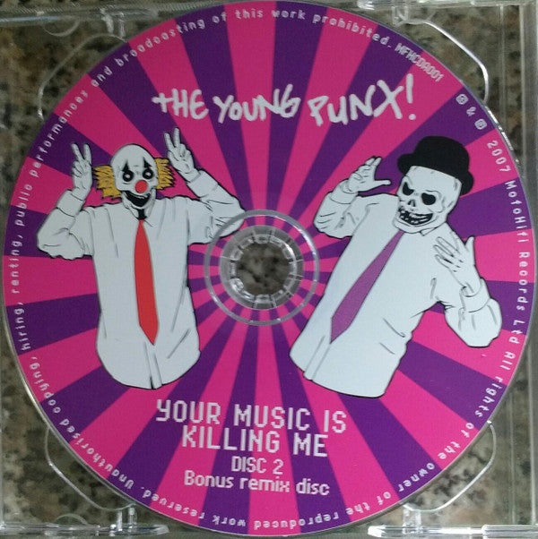 The Young Punx : Your Music Is Killing Me (CD, Album + CD, Comp, Mixed)