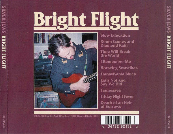 Silver Jews : Bright Flight (CD, Album, RE)