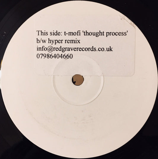 T-Mofi : Thought Process (12", Promo, W/Lbl)