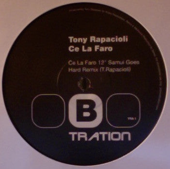 Tony Rapacioli : Ce La Faro (12")