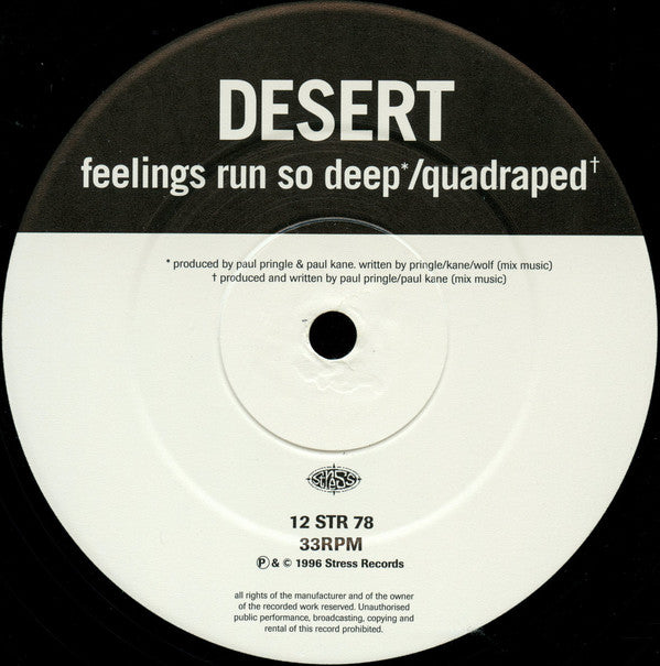 Desert : Feelings Run So Deep (12")