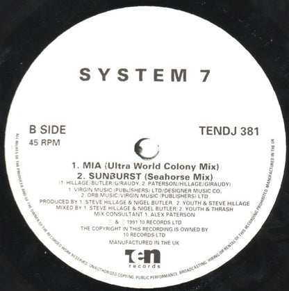 System 7 : Miracle (12", Promo)