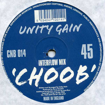 Unity Gain (2) : Choob (12")