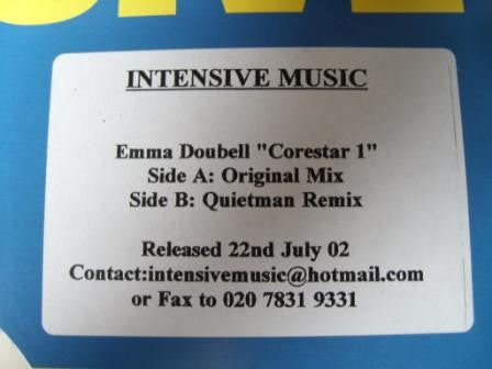 Emma Doubell* : Corestar 1 (12", Promo, W/Lbl)