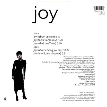 Ultra Naté : Joy (12")