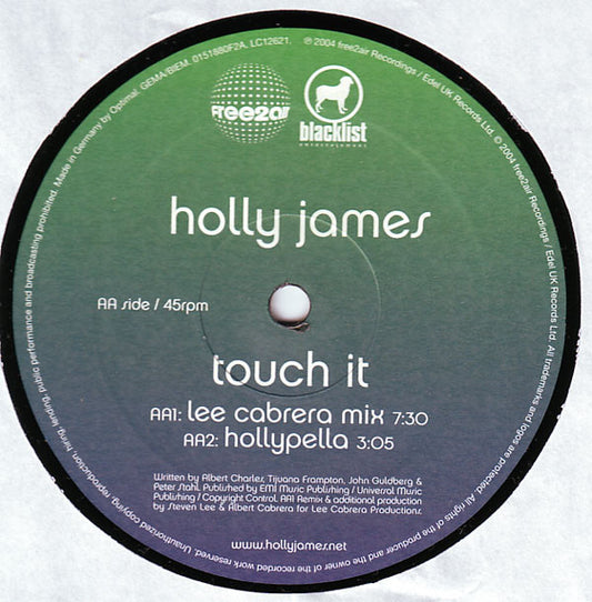 Holly James : Touch It (12")