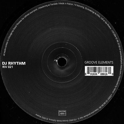 DJ Rhythm : Groove Elements (12")