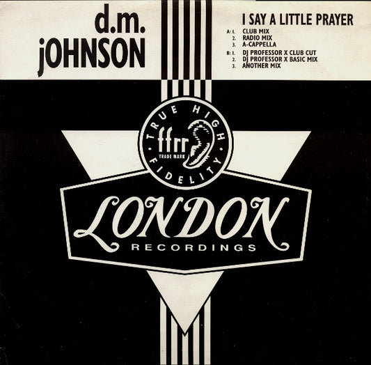 David Michael Johnson : I Say A Little Prayer (12")