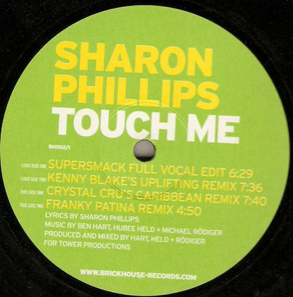 Sharon Phillips : Touch Me (12")