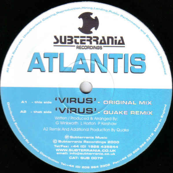 Atlantis : Virus (12")