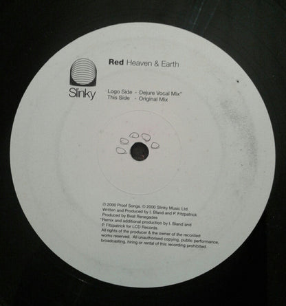 Red (12) : Heaven & Earth (12")