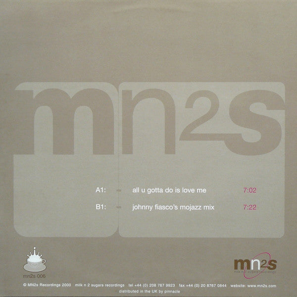 Will Bates : All U Gotta Do Is Love Me (12")