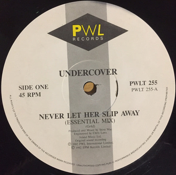 Undercover : Never Let Her Slip Away (12")