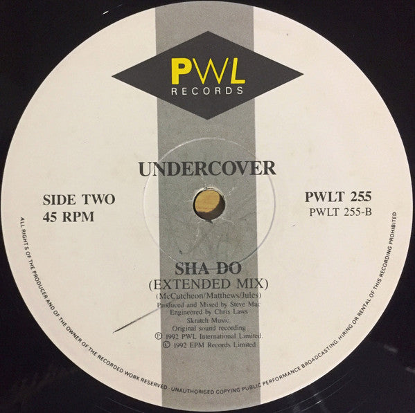 Undercover : Never Let Her Slip Away (12")