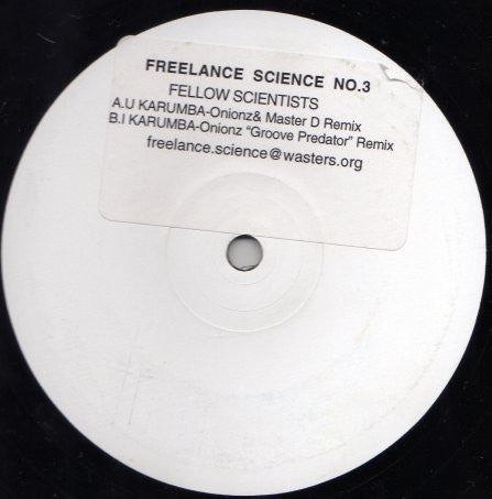 Freelance Science : U Karumba / I Karumba (Remixes) (12", Promo, W/Lbl)