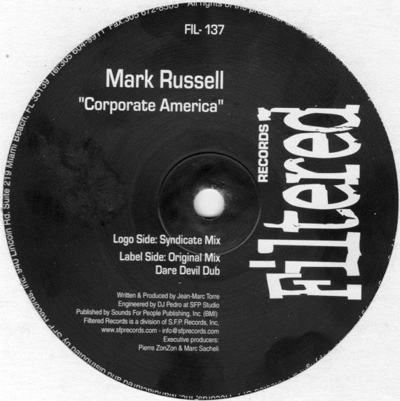 Mark Russell : Corporate America (12")