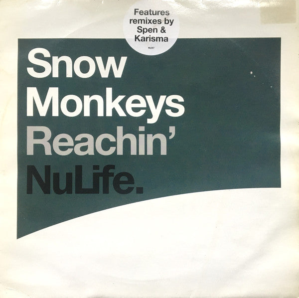 Snow Monkeys : Reachin (12", Promo)
