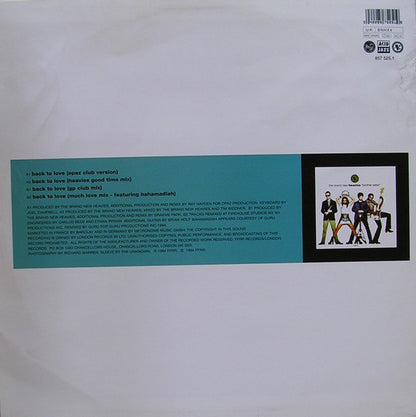 The Brand New Heavies : Back To Love (12", Single)