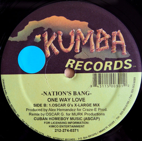 Nation's Bang : One Way Love (12")