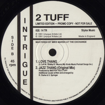 2 Tuff : Jazz Thang (Remixes) (12", Ltd, Promo)