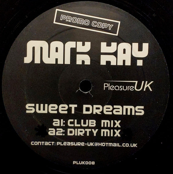 Mark Kay : Sweet Dreams (12", S/Sided, Promo)