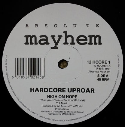 Hardcore Uproar : High On Hope (12")