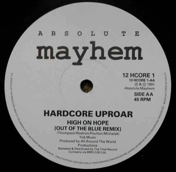 Hardcore Uproar : High On Hope (12")