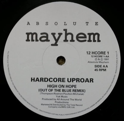 Hardcore Uproar : High On Hope (12")