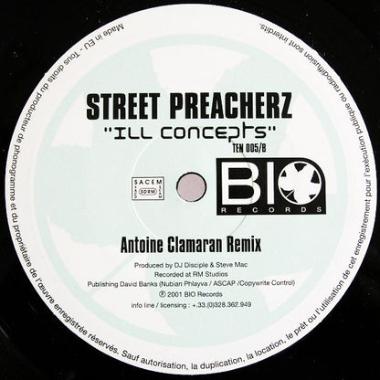The Street Preacherz : Ill Concepts (12")