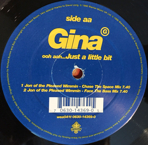 Gina G : Ooh Aah... Just A Little Bit (12", Single)