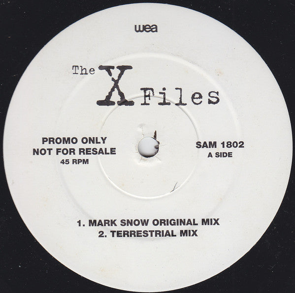 Mark Snow : The X-Files (12", Promo)