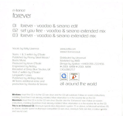 N-Trance : Forever (CD, Single, Enh)