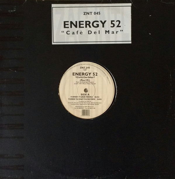 Energy 52 : Café Del Mar (12")