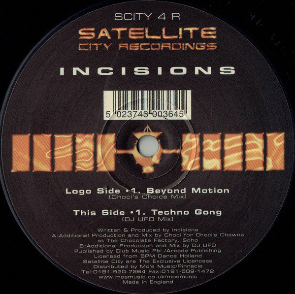 Incisions : Beyond Motion (12")