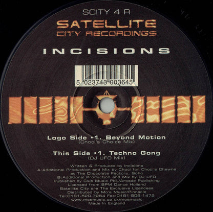 Incisions : Beyond Motion (12")