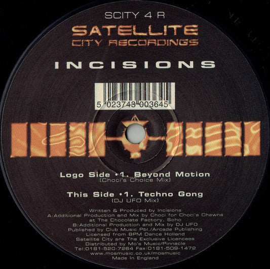 Incisions : Beyond Motion (12")