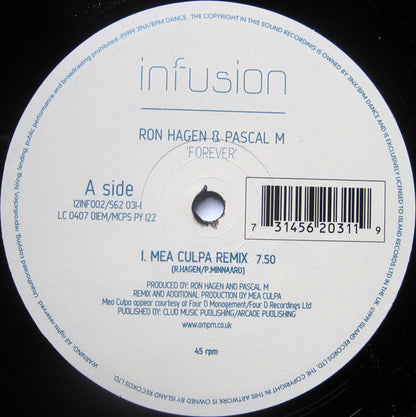 Ron Hagen & Pascal M* : Forever (12")